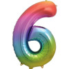 BALÃO #6 RAINBOW 86CM